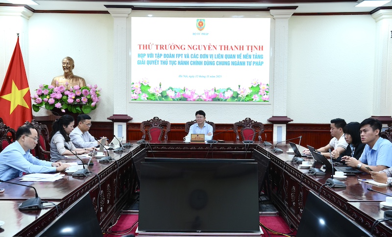 Vận hành chính thức Hệ thống thông tin giải quyết thủ tục hành chính ngành Tư pháp từ ngày 1/1/2026